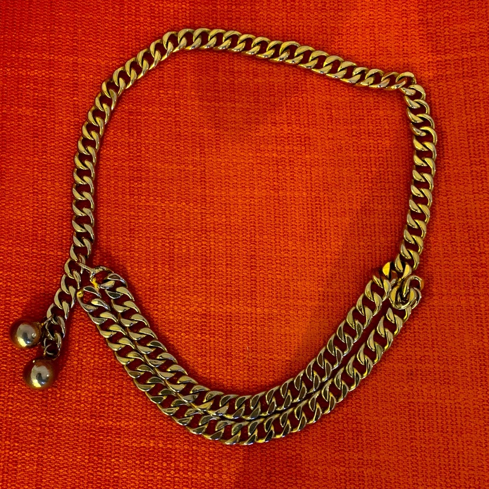 Chanel chain link belt